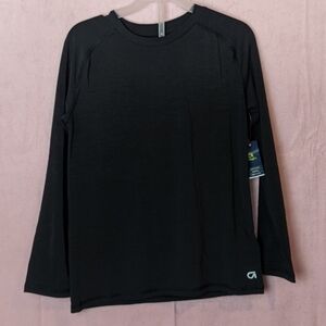 GapFit Kids Black Long Sleeve Wicking Tee size Small 6/7